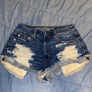 American Eagle Lacetrim Shorts